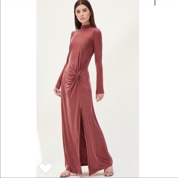 Young Fabulous & Broke Dresses & Skirts - Young Fabulous and Broke Maroon Maxi Dress